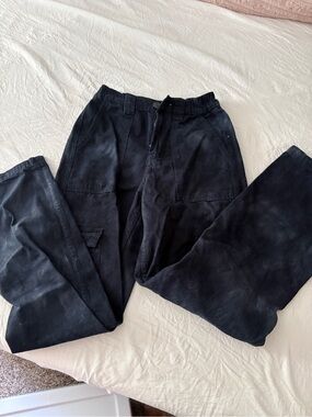 BDG Black Cargo Pants with Utility Pockets